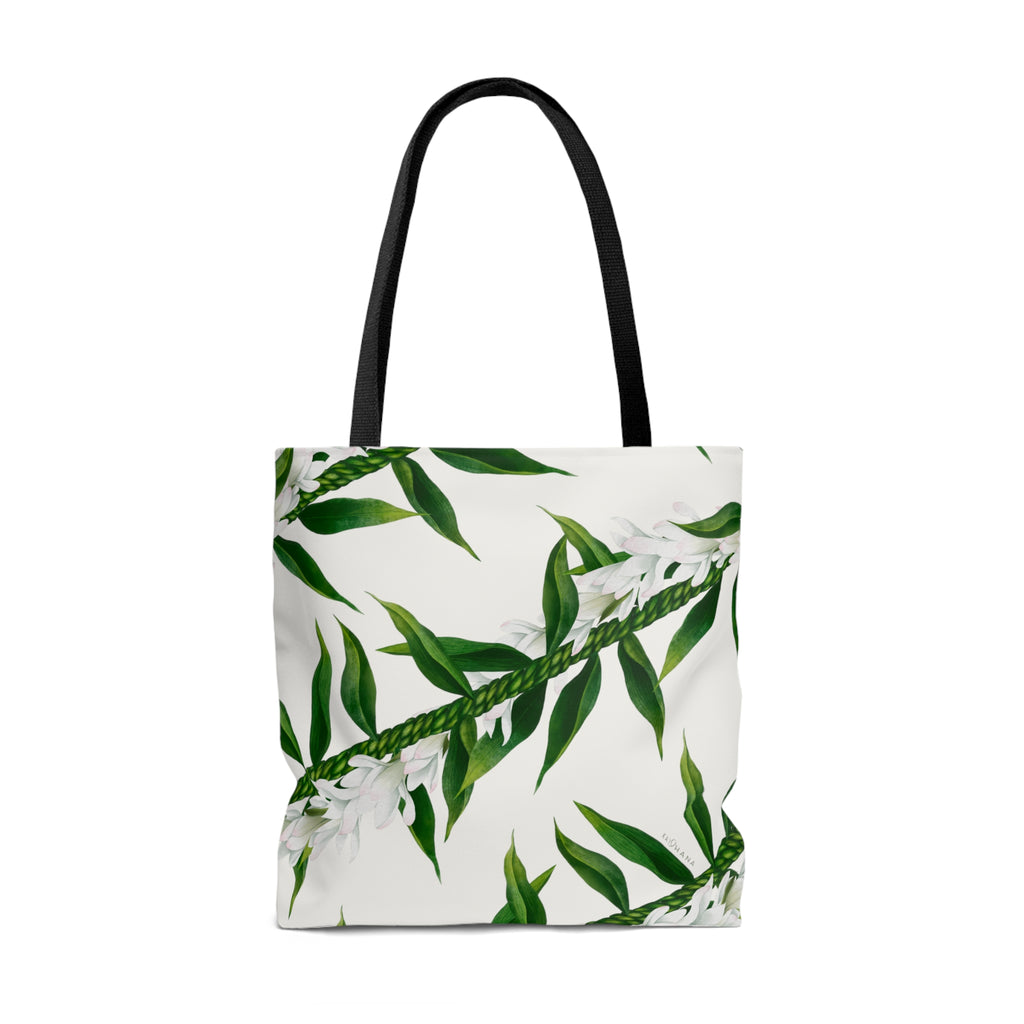 Ti-Leaf + Tuberose Twist Lei Tote Bag