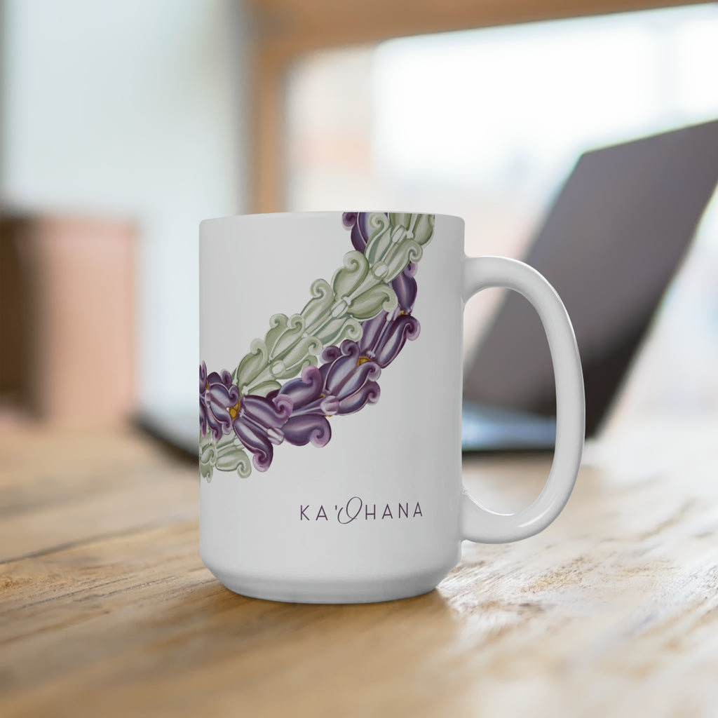 Mix Crown Lei Ceramic Mug (15oz)