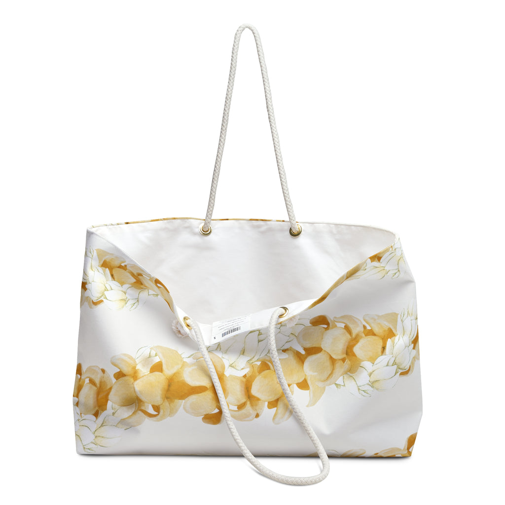 Puakenikeni + Pikake Strand Weekender Bag