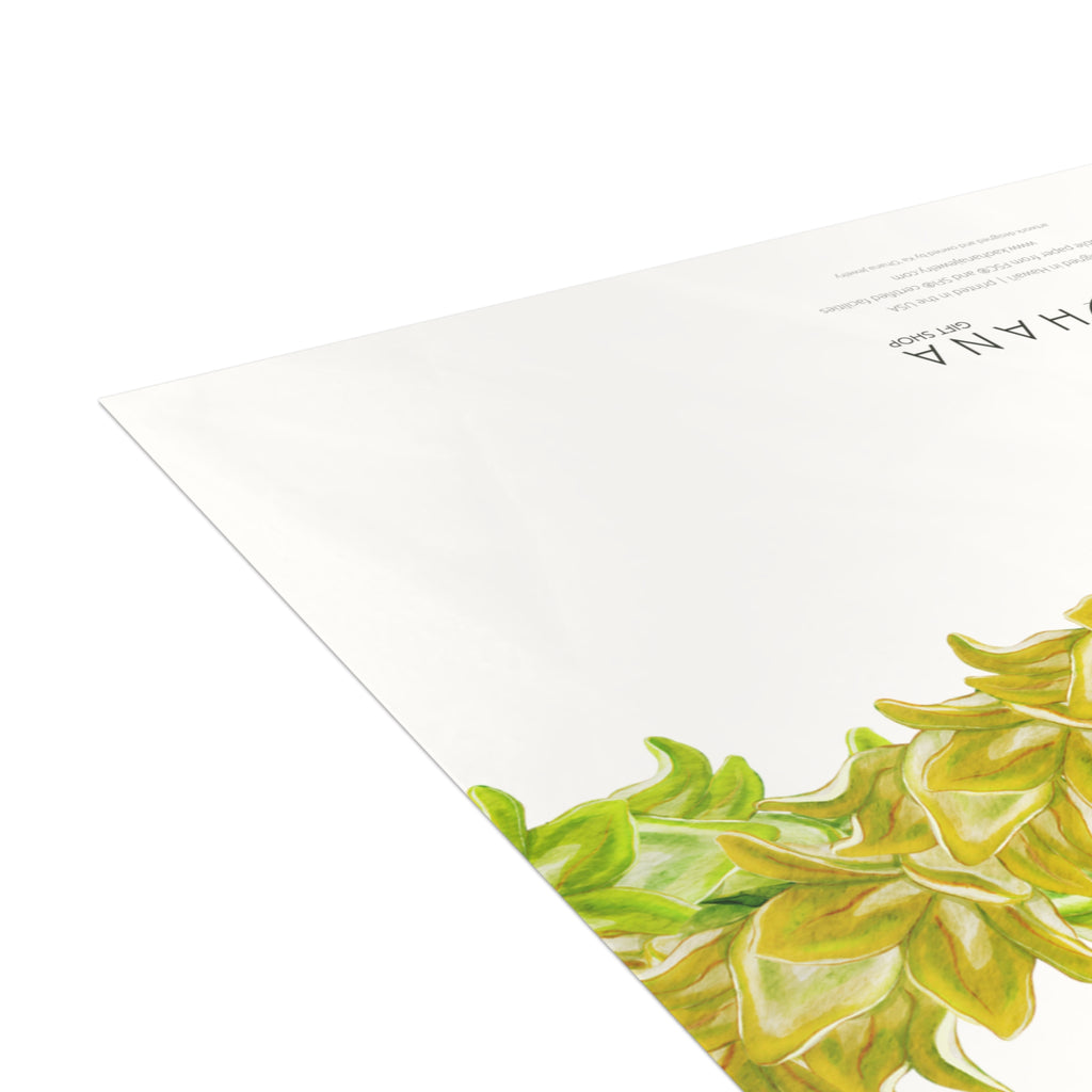 Blank Pakalana Twist Lei Greeting Card