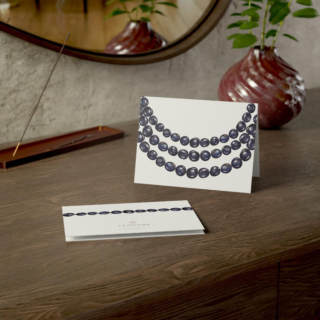Blank Tahitian Pearl Multi-Strand Greeting Card