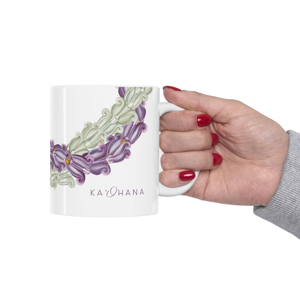 Mixed Crown Twist Lei Ceramic Mug (11oz)