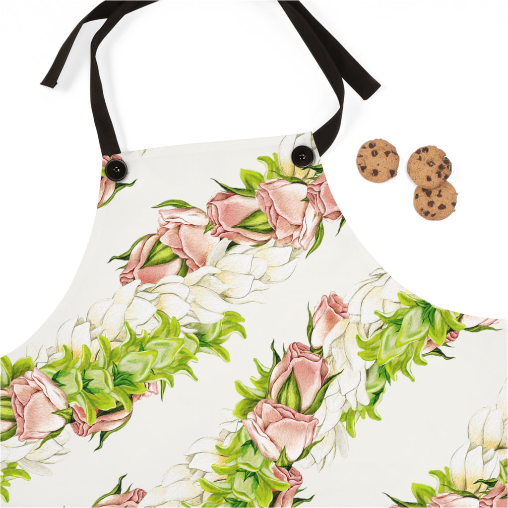 Pakalana, Rosebud + Pikake Twist Strand Apron