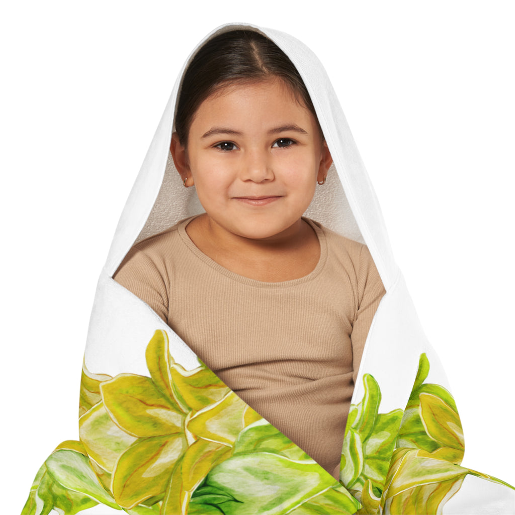 Pakalana Twist Lei Keiki Hooded Towel