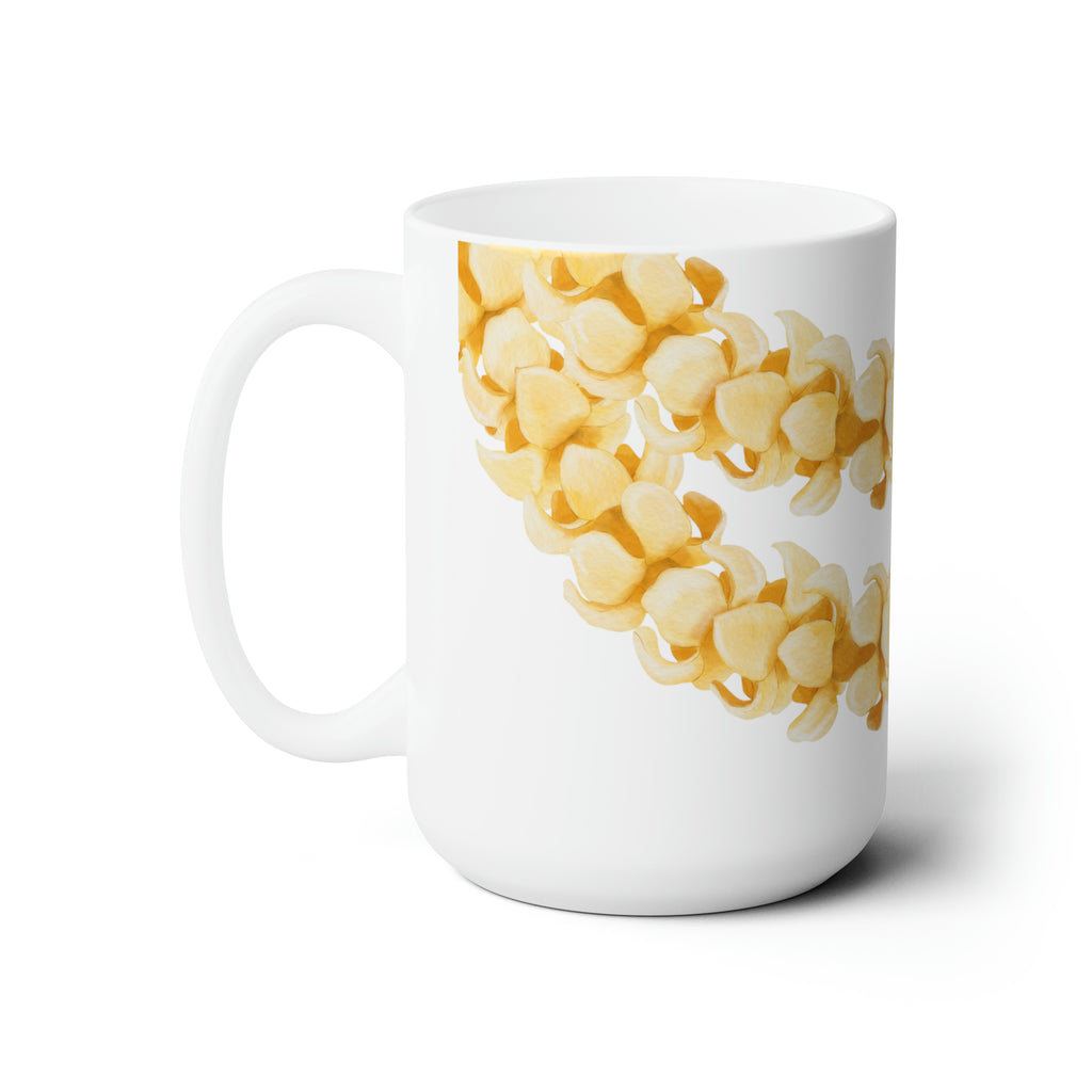 Puakenikeni Lei Ceramic Mug (15oz)