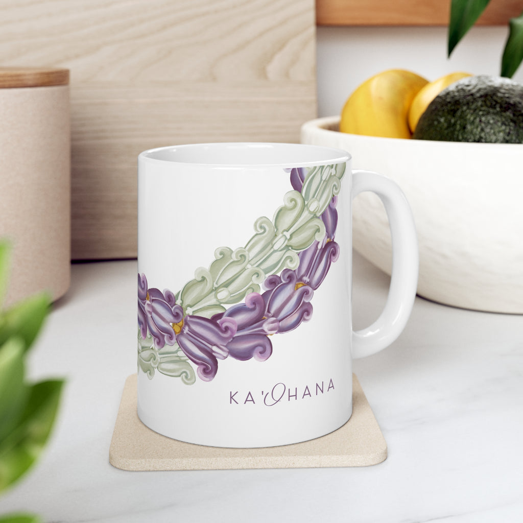 Mixed Crown Twist Lei Ceramic Mug (11oz)