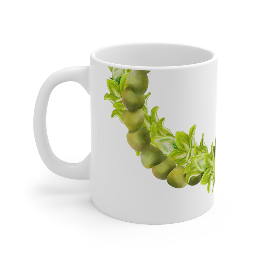 Mokihana + Pakalana Twist Lei Ceramic Mug (11oz)