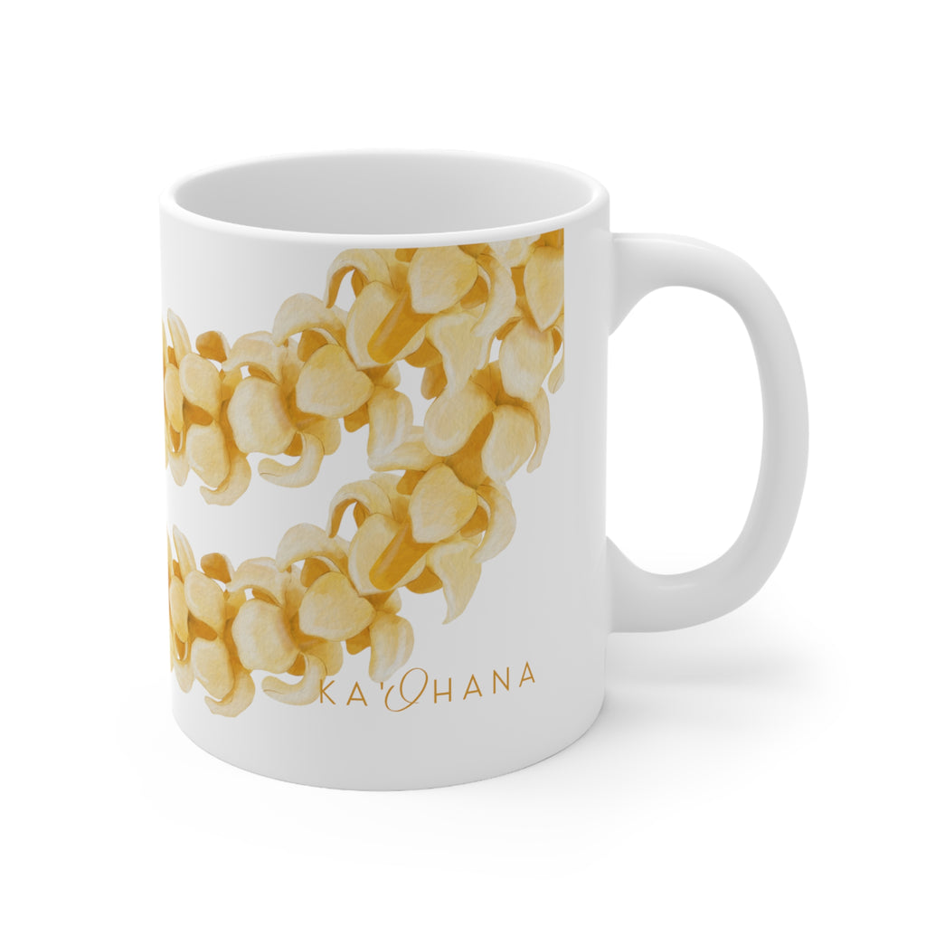 Puakenikeni Lei Ceramic Mug (11oz)