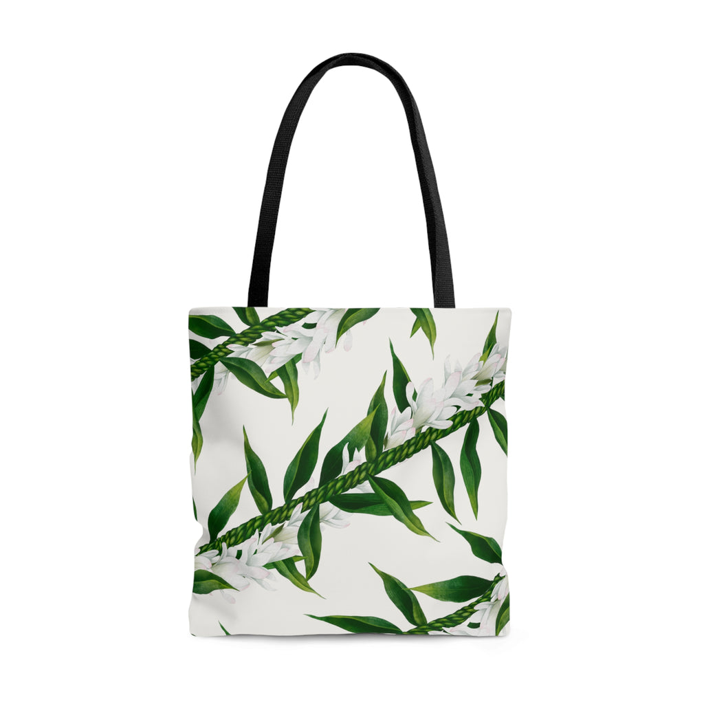 Ti-Leaf + Tuberose Twist Lei Tote Bag