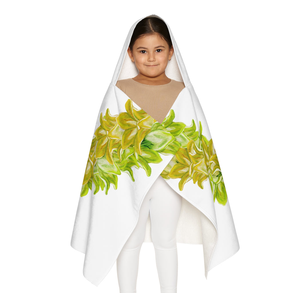 Pakalana Twist Lei Keiki Hooded Towel
