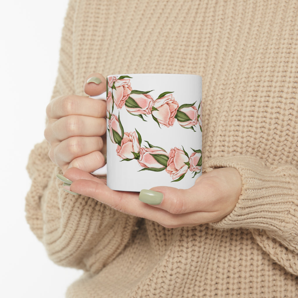 Rosebud Lei Ceramic Mug (11oz)