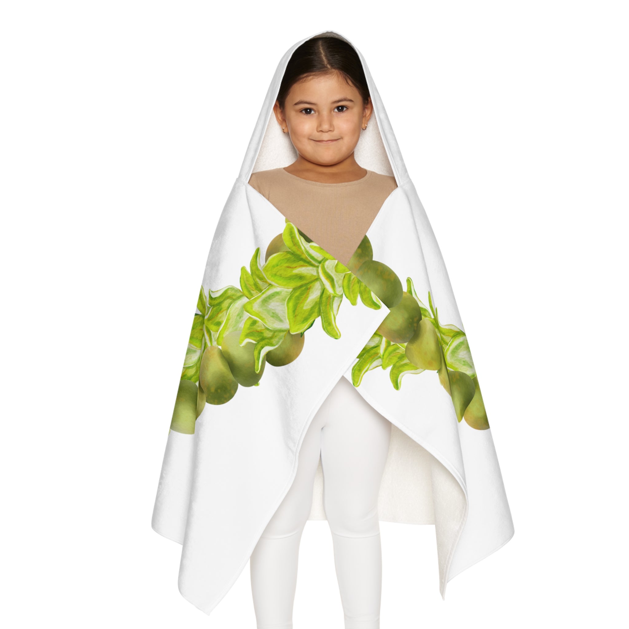 Mokihana + Pakalana Lei Youth Hooded Towel Ka Ohana Jewelry