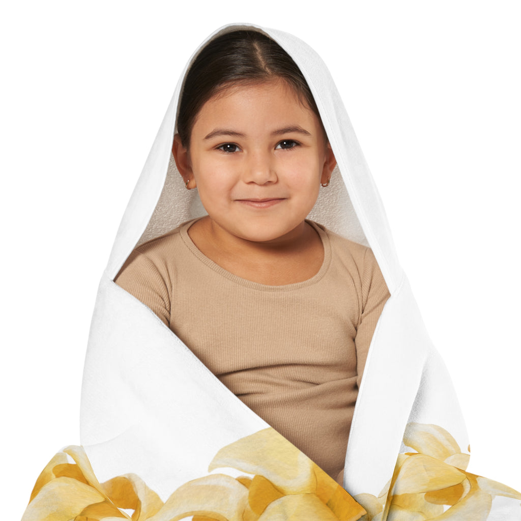 Puakenikeni Lei Youth Hooded Towel