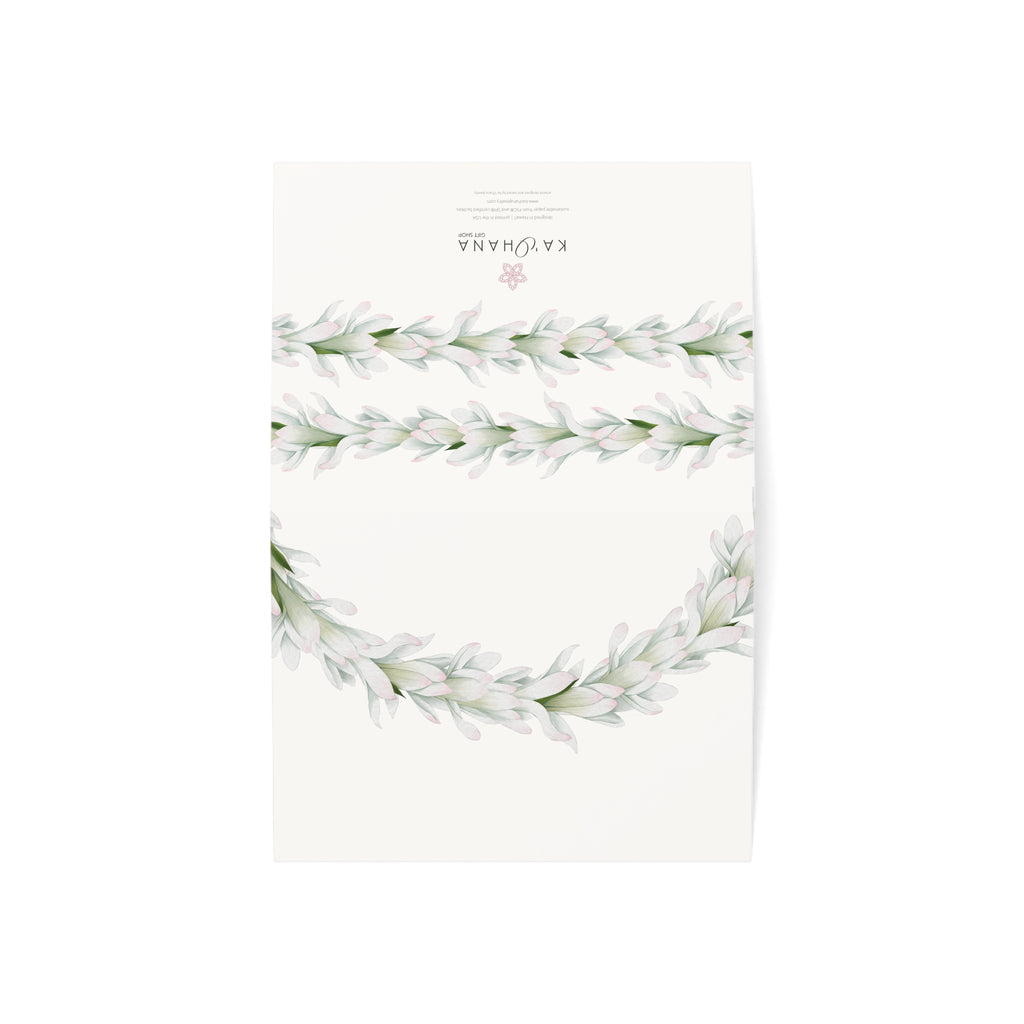 Tuberose Lei Greeting Card