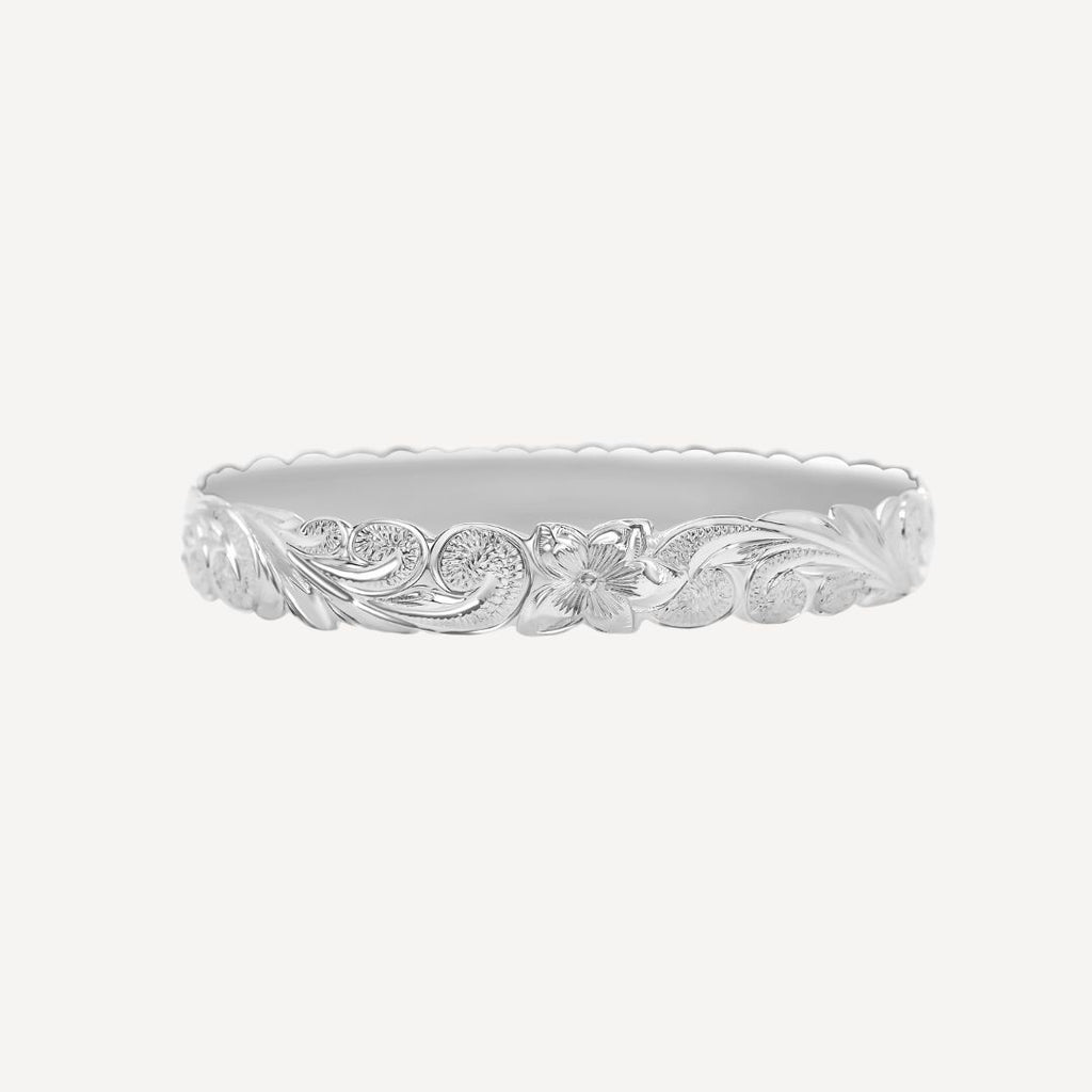 10mm Personalized Heirloom Bangle (Sterling Silver)