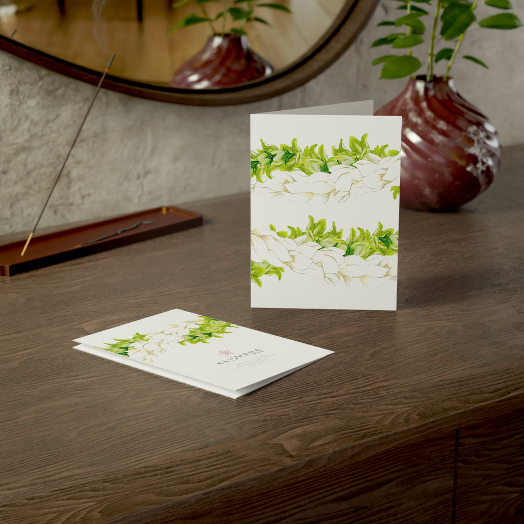 Blank Pakalana + Pikake Lei Greeting Card