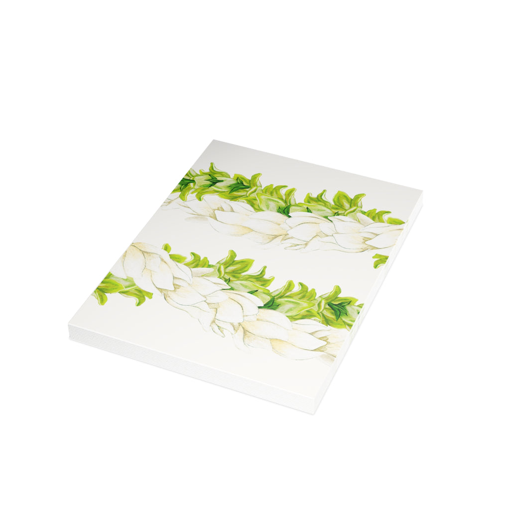 Blank Pakalana + Pikake Lei Greeting Card