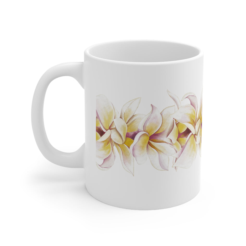 Plumeria Strand Ceramic Mug (11oz)