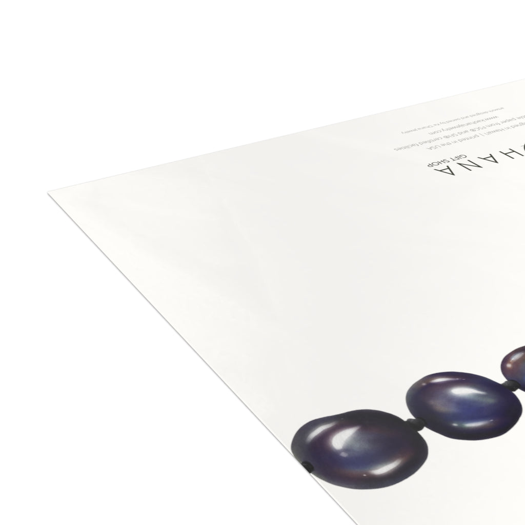 Blank Tahitian Pearl Multi-Strand Greeting Card