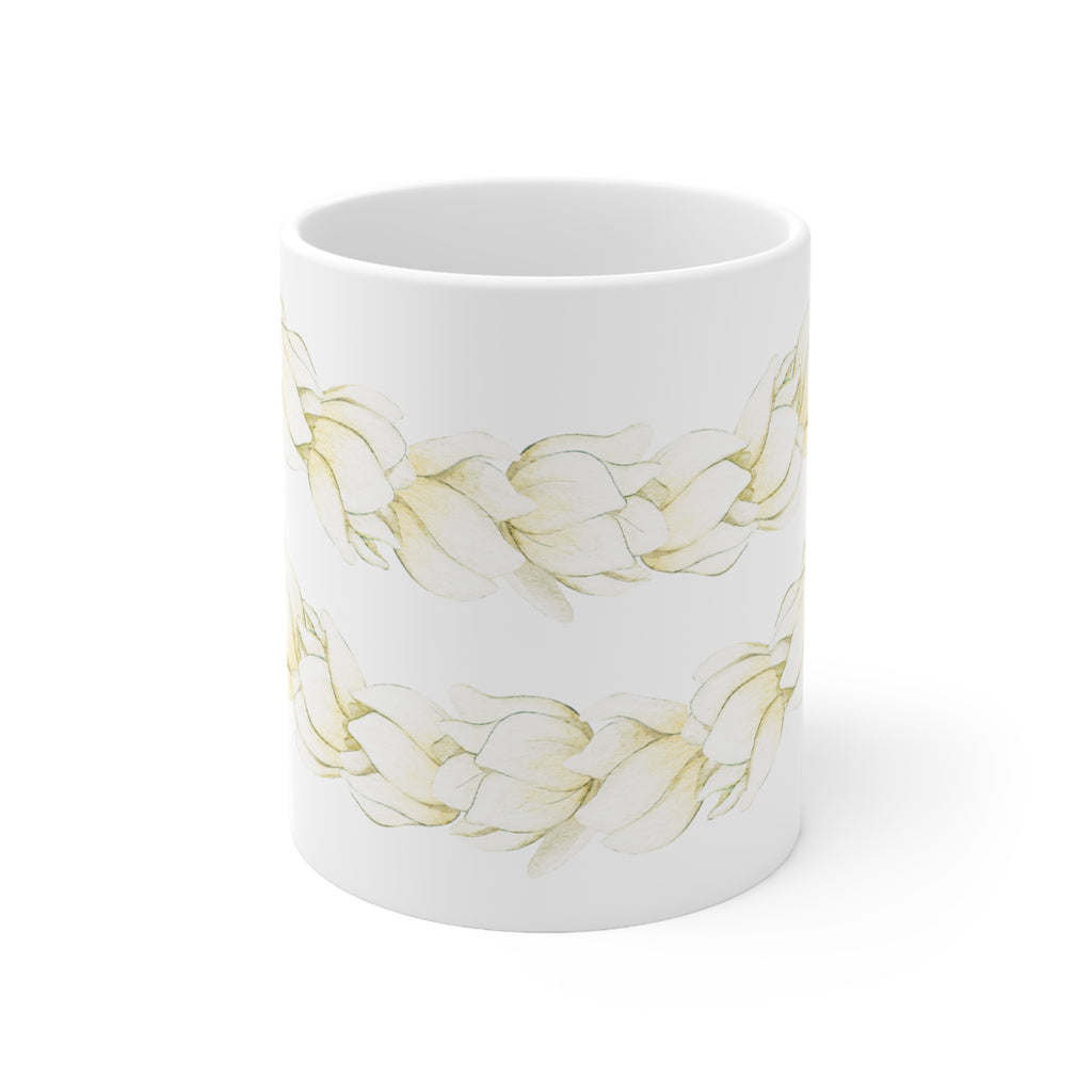Pikake Lei Ceramic Mug (11oz)