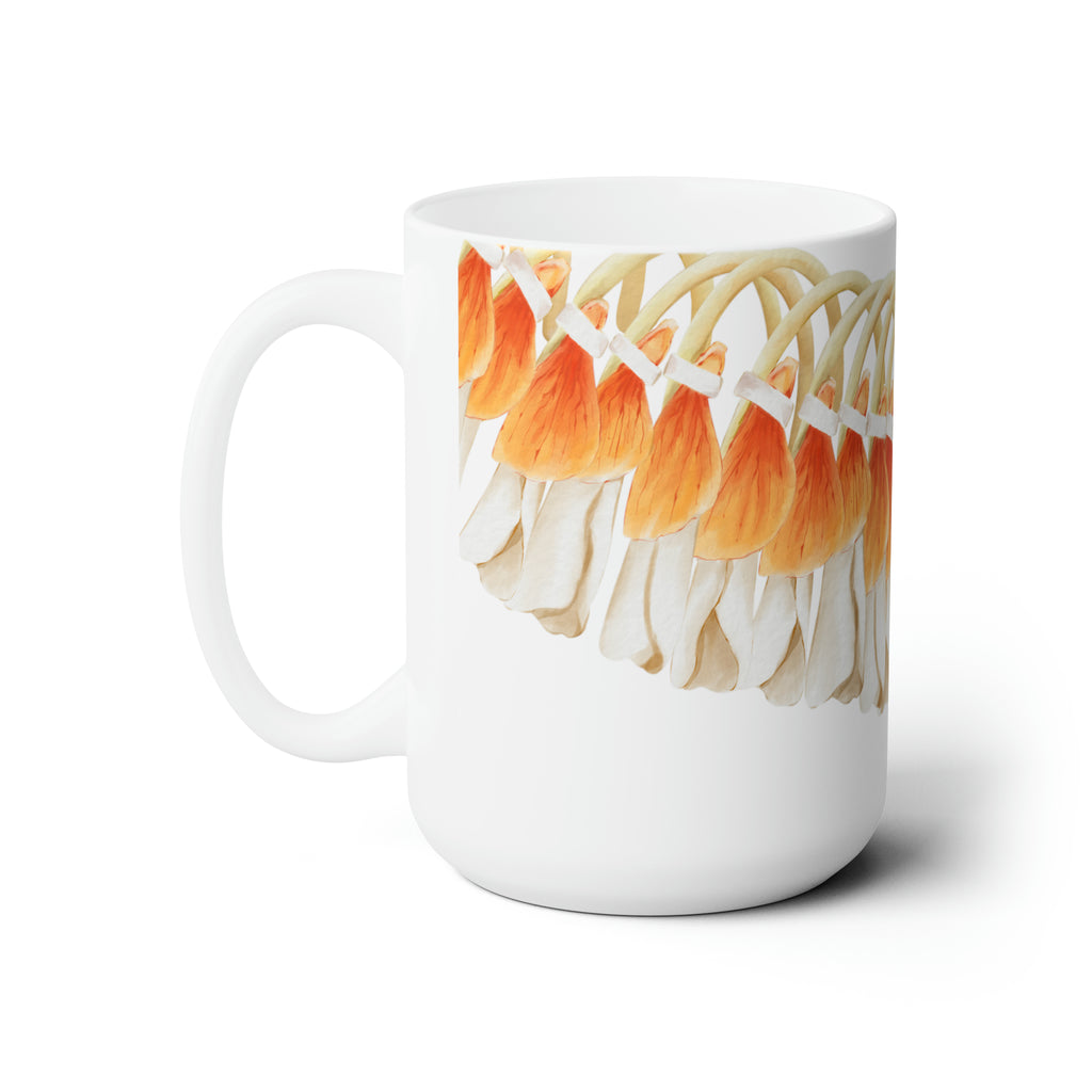 Orange Ginger Lei Ceramic Mug (15oz)