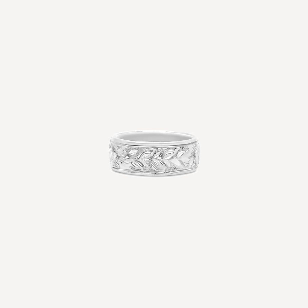 8mm Personalized Heirloom Ring (Sterling Silver)