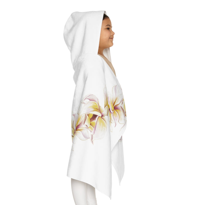Plumeria Lei Keiki Hooded Towel