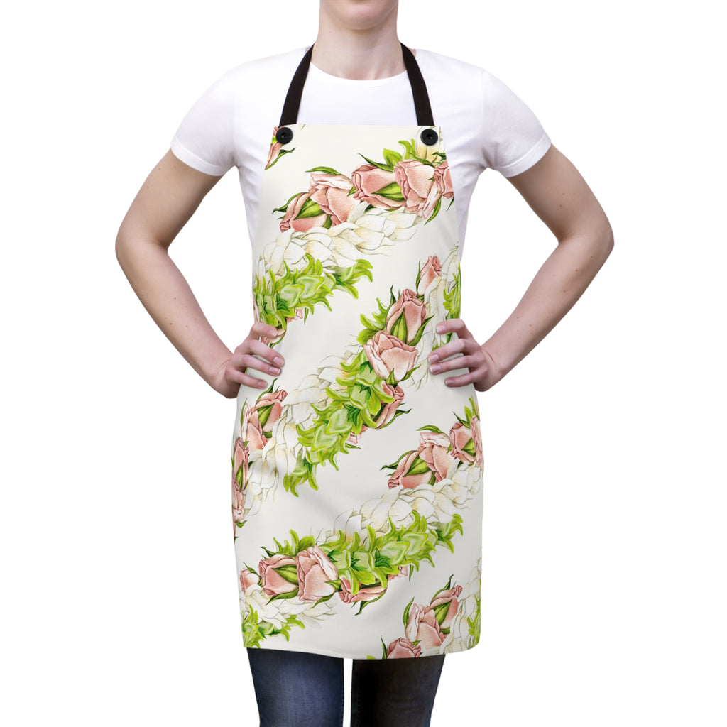 Pakalana, Rosebud + Pikake Twist Strand Apron