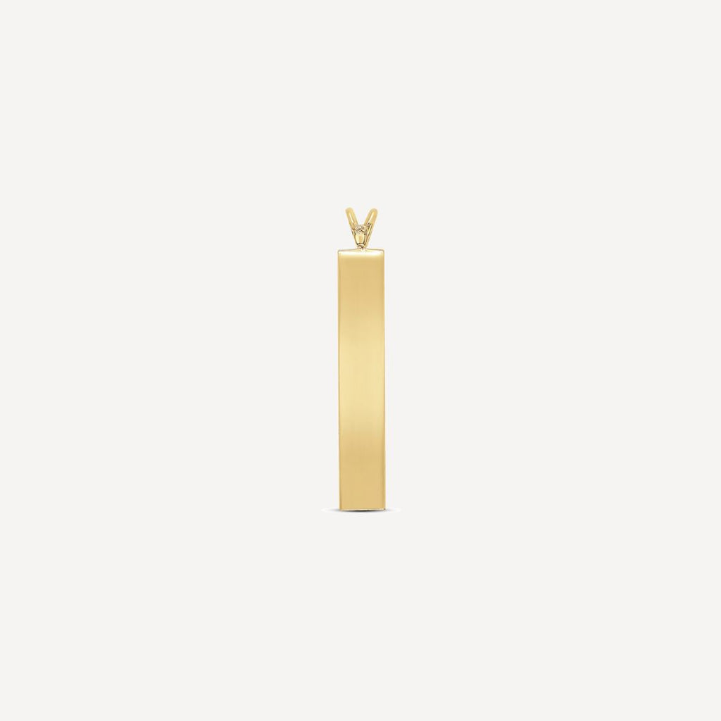 8mm Personalized Heirloom Pendant (14k Solid Gold)