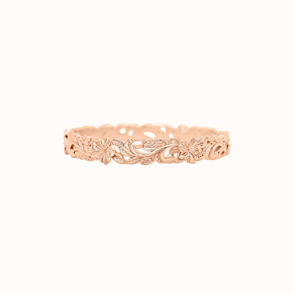 Alaka'i Hibiscus Heirloom Cutout Bangle