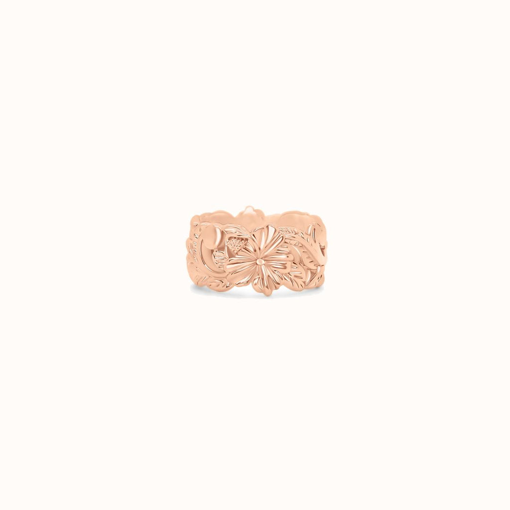 Alaka'i Hibiscus Heirloom Cutout Ring