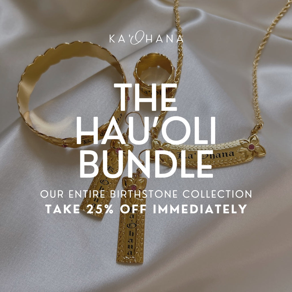 Hau'oli Bundle | 25% OFF (1 Bracelet, 1 Necklace, 1 Ring, & 1 Earrings)