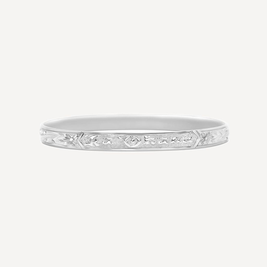 6mm Personalized Heirloom Bangle (Sterling Silver)
