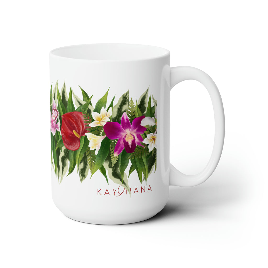 Haku Lei Ceramic Mug (15oz)