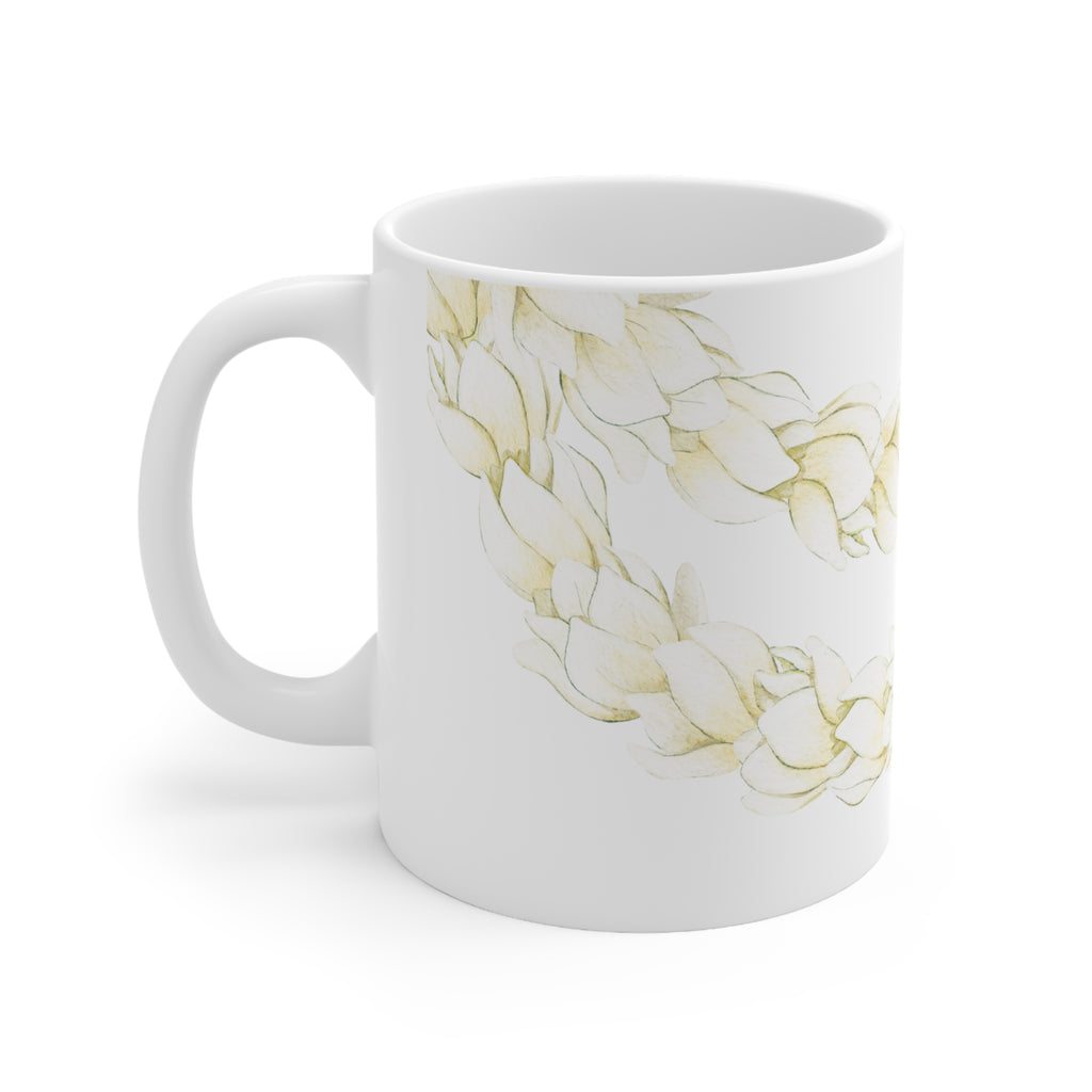 Pikake Lei Ceramic Mug (11oz)