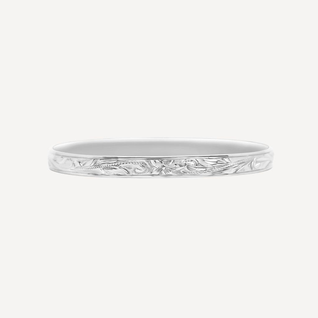 6mm Personalized Heirloom Bangle (Sterling Silver)