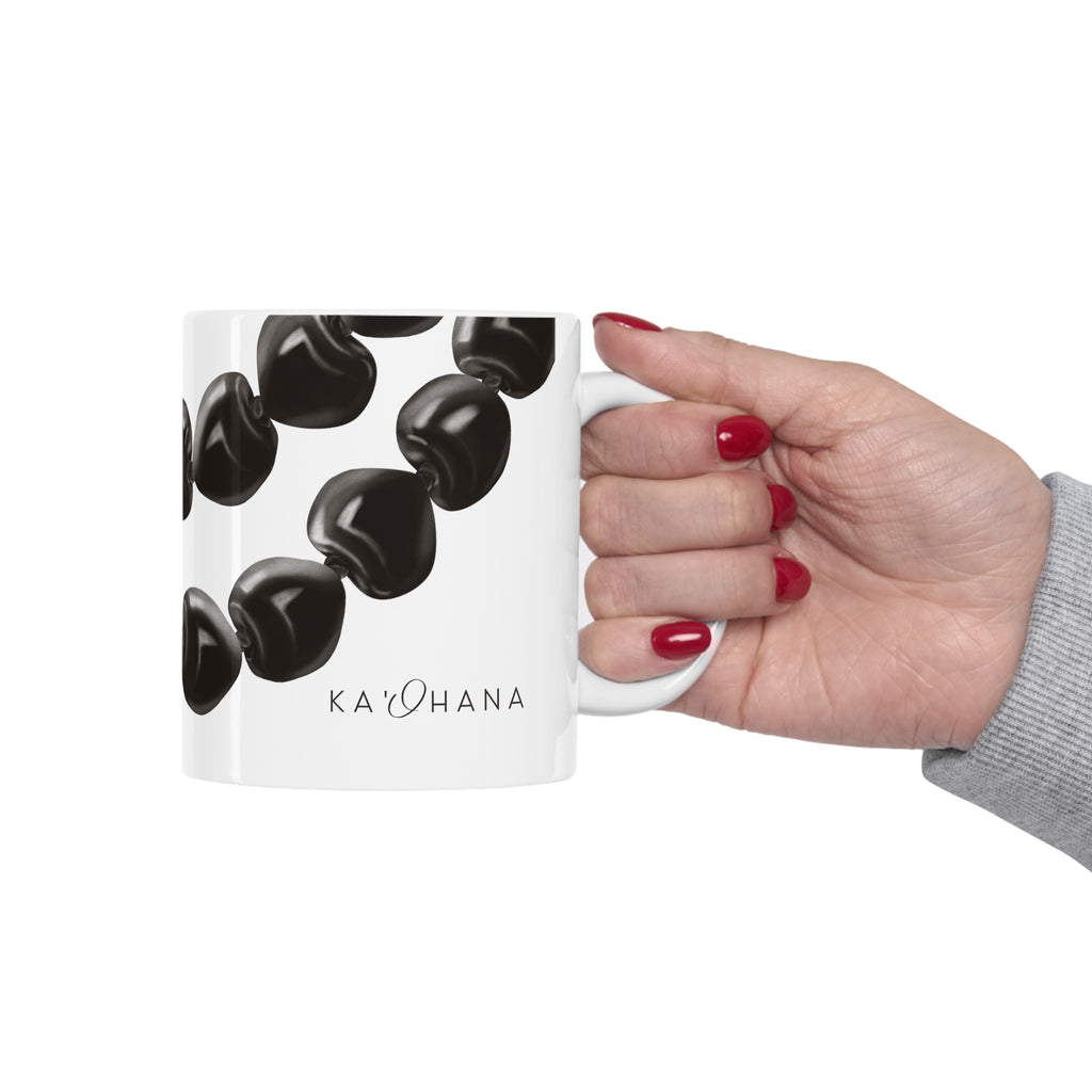 Kukui Nut Lei Ceramic Mug (11oz)