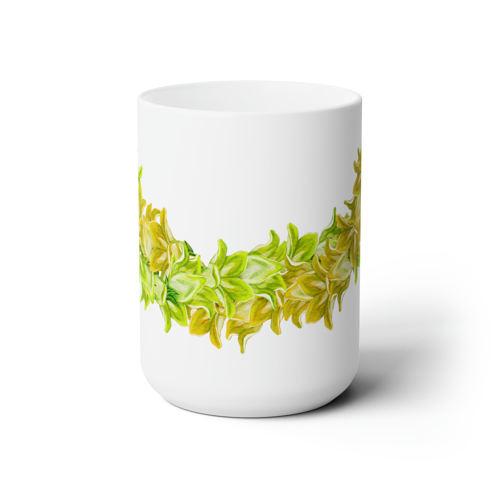 Pakalana Lei 40oz Tumbler - Black Handle (twisted lei)