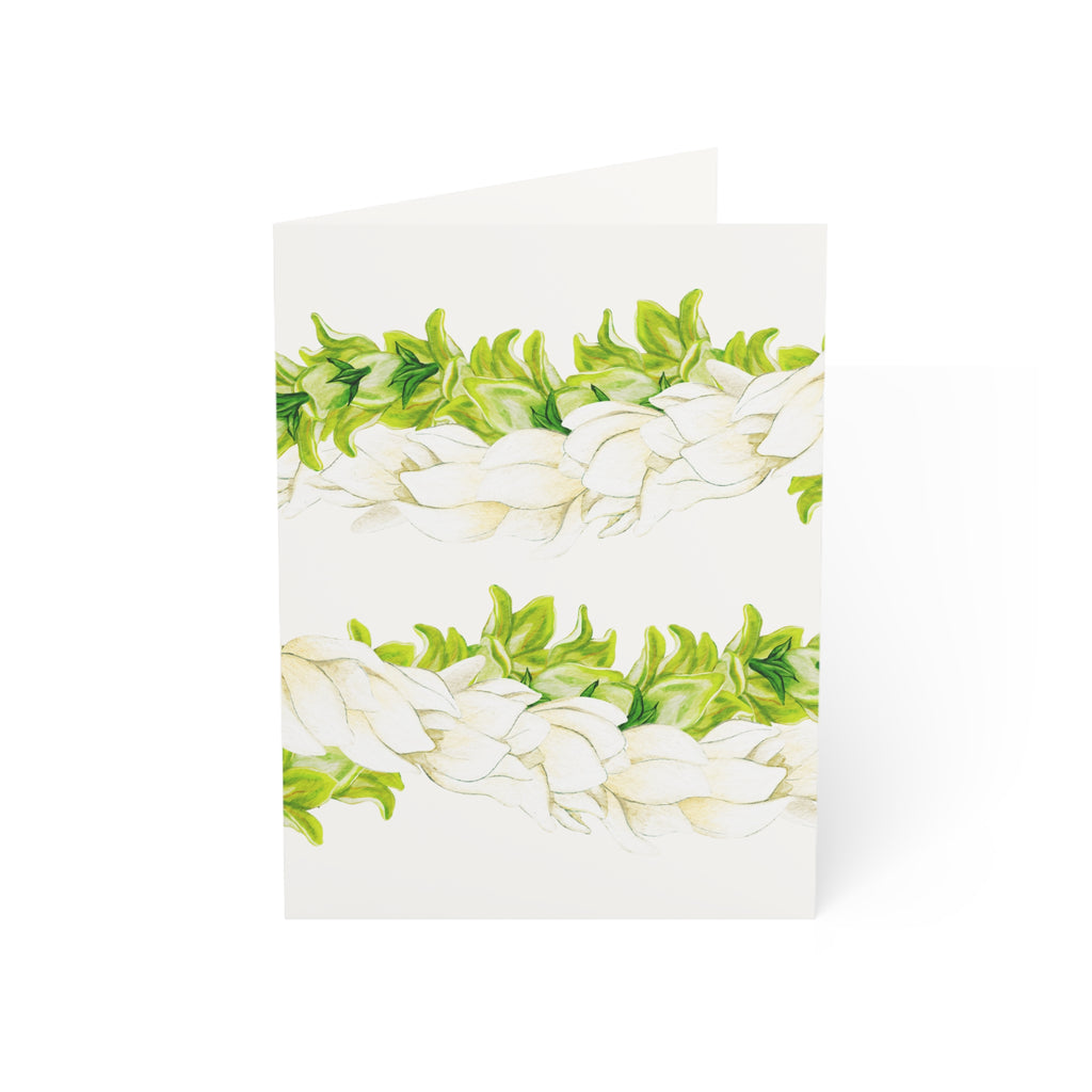 Blank Pakalana + Pikake Lei Greeting Card