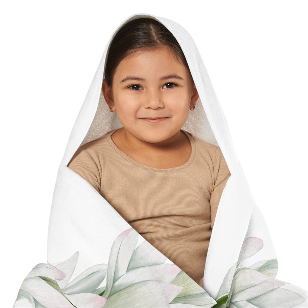 Tuberose Lei Youth Hooded Towel