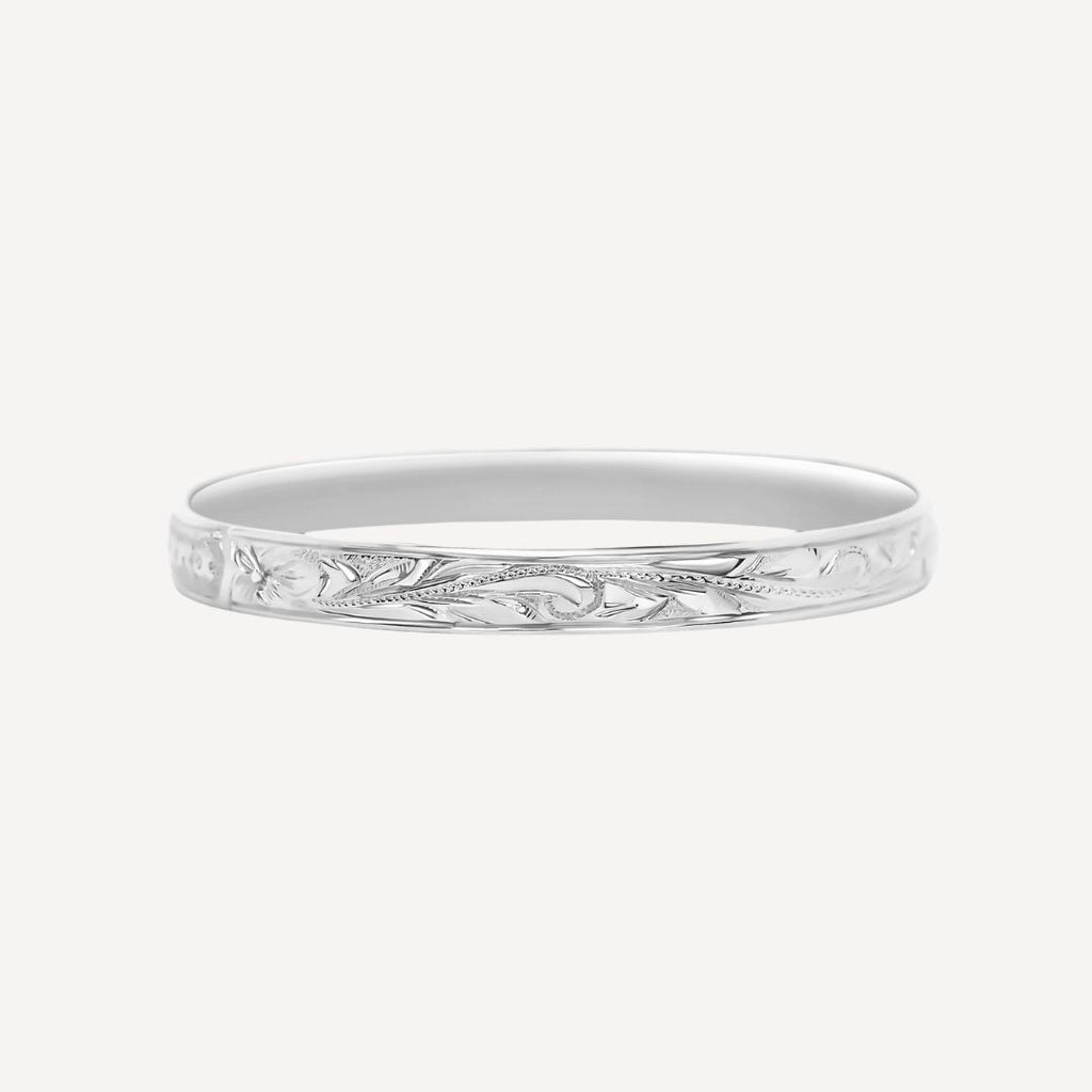 6mm Personalized Heirloom Bangle (Sterling Silver)