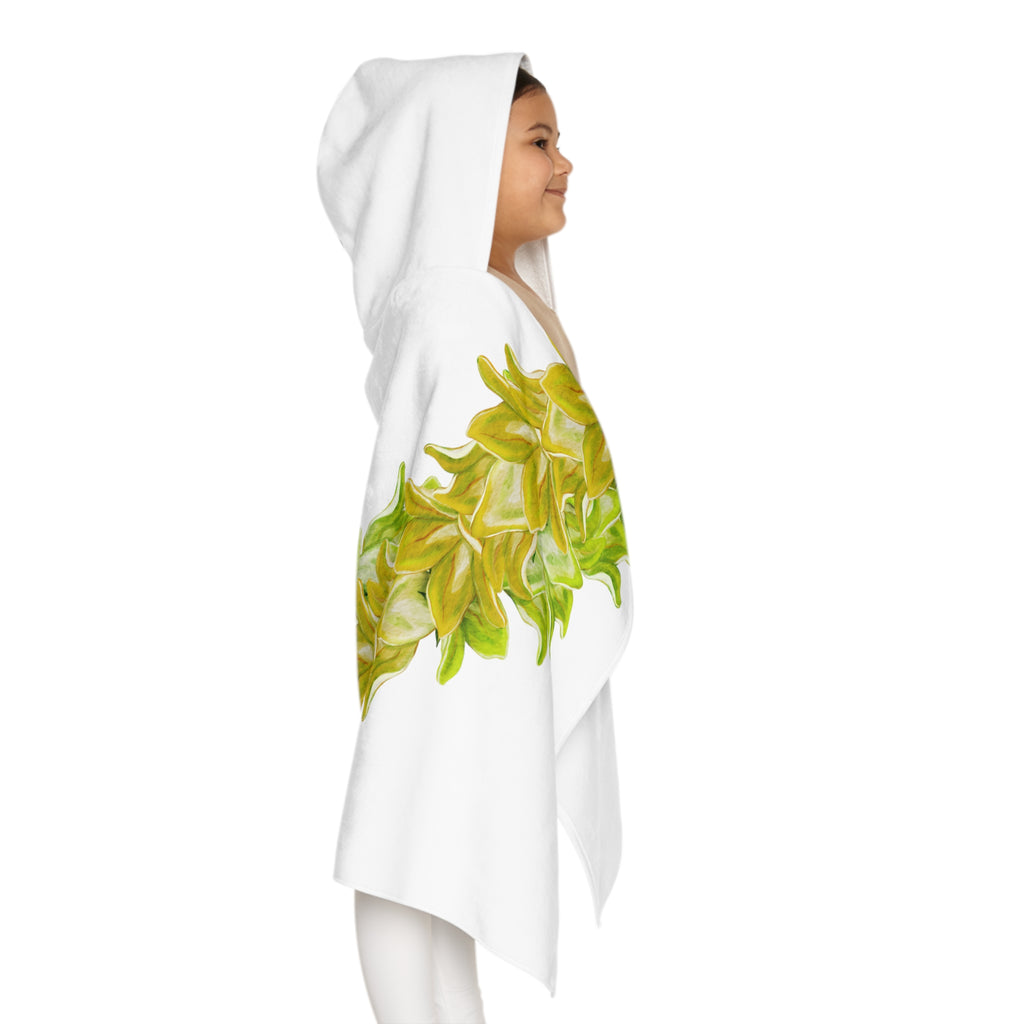 Pakalana Twist Lei Keiki Hooded Towel