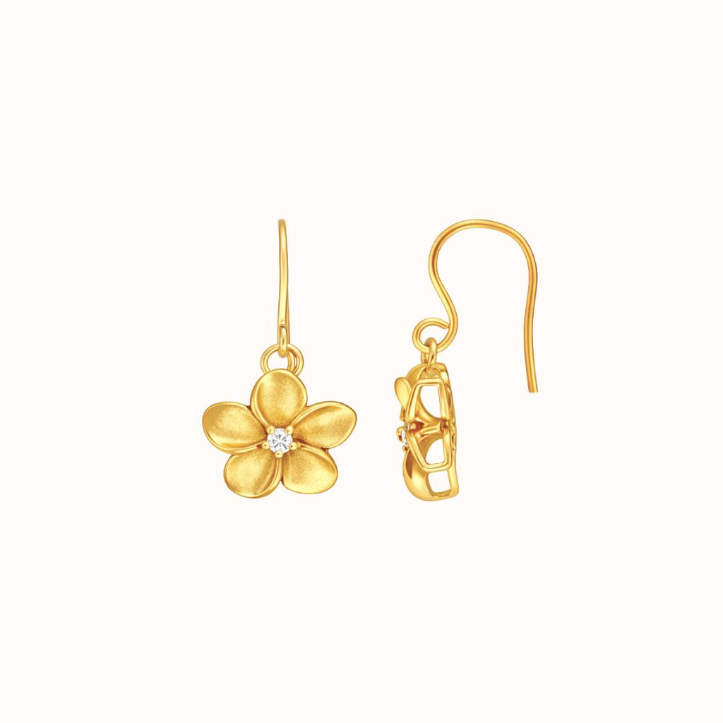 A’ala Plumeria Drop Earrings