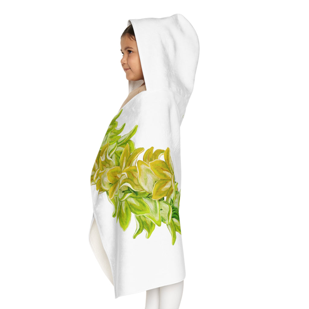Pakalana Twist Lei Keiki Hooded Towel