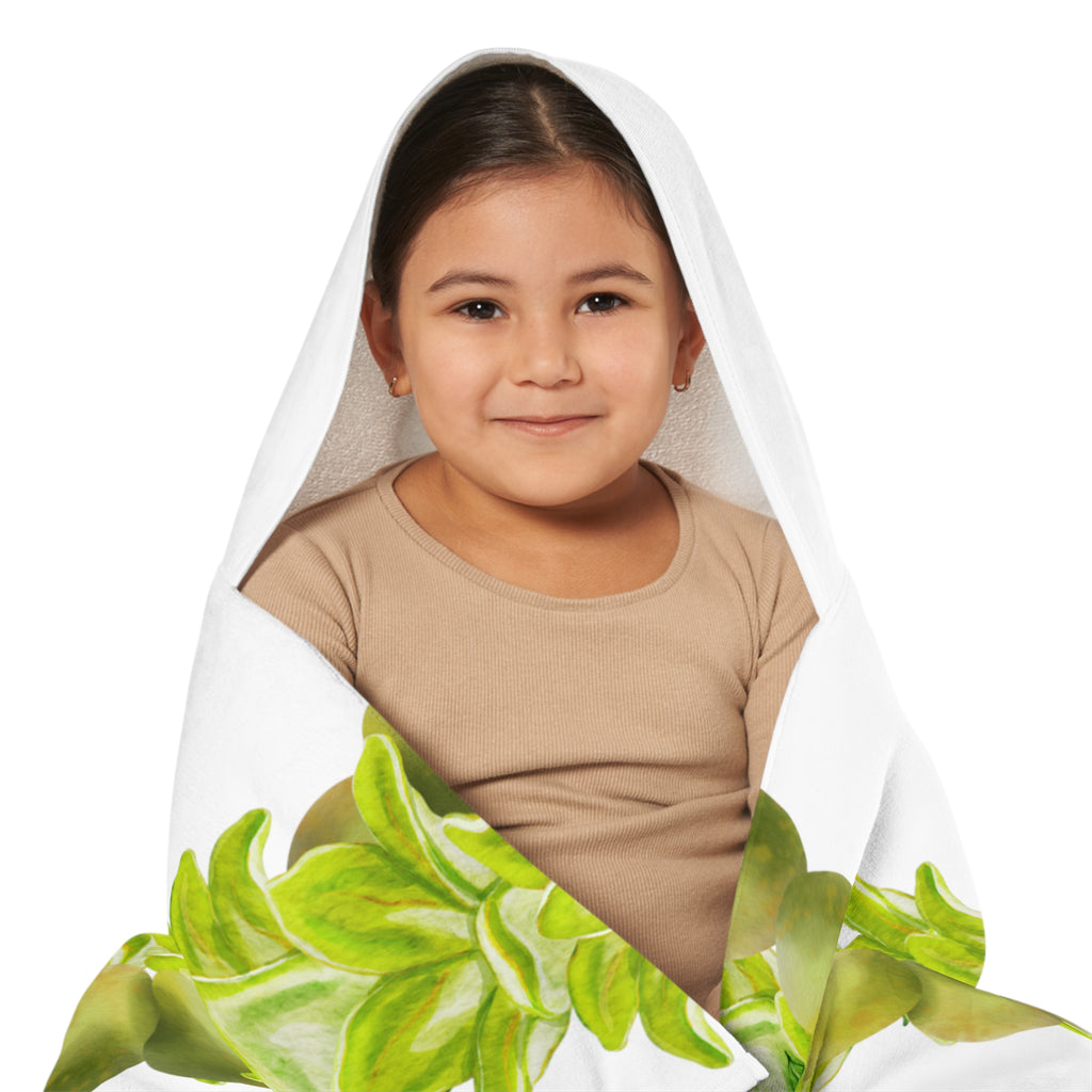 Mokihana + Pakalana Lei Youth Hooded Towel