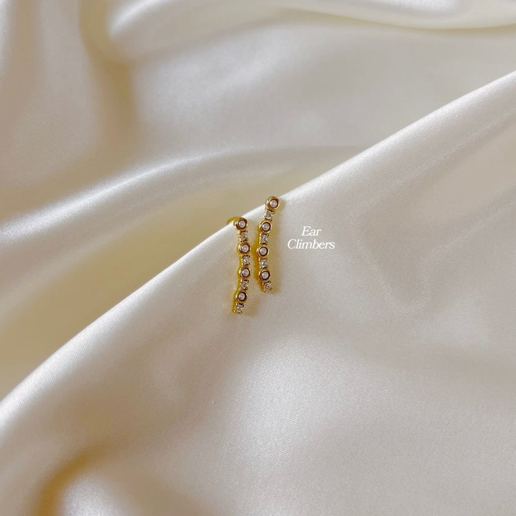 Mini Pearl + CZ Long Ear Climber