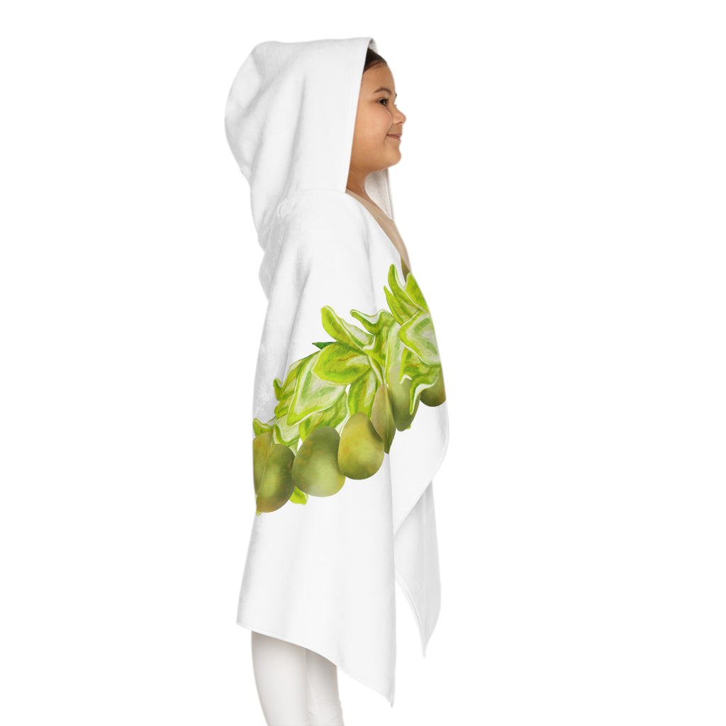 Mokihana + Pakalana Lei Youth Hooded Towel