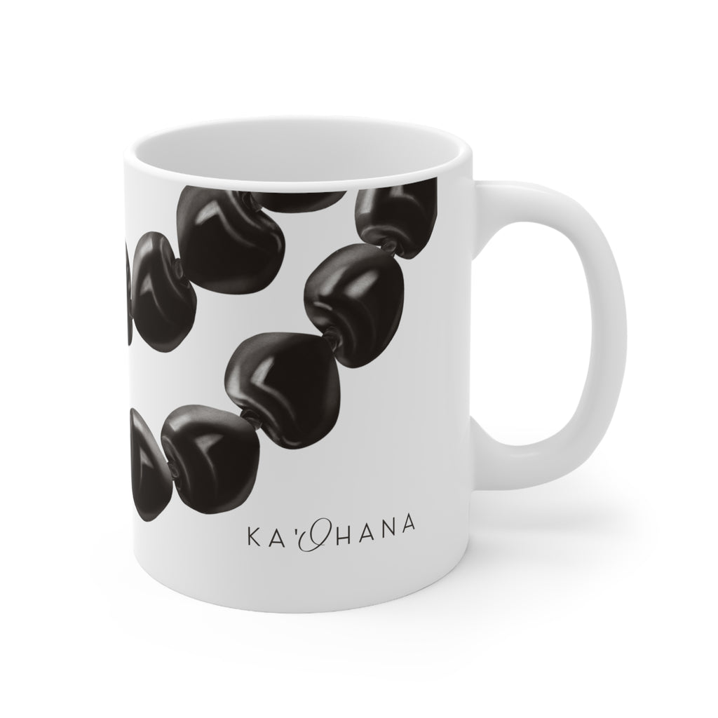 Kukui Nut Lei Ceramic Mug (11oz)