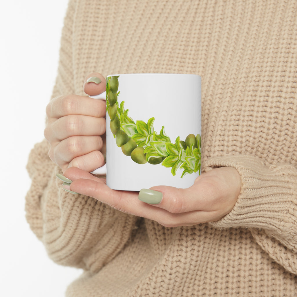 Mokihana + Pakalana Twist Lei Ceramic Mug (11oz)