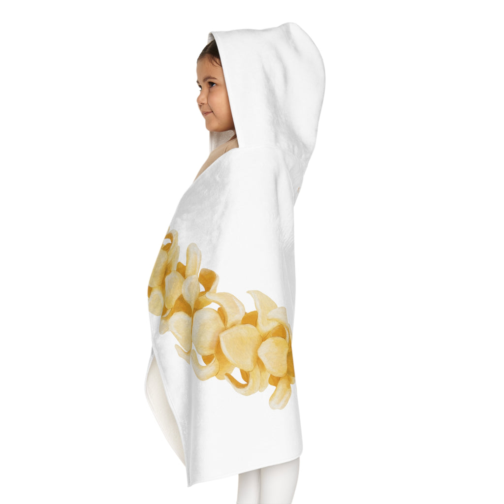 Puakenikeni Lei Youth Hooded Towel